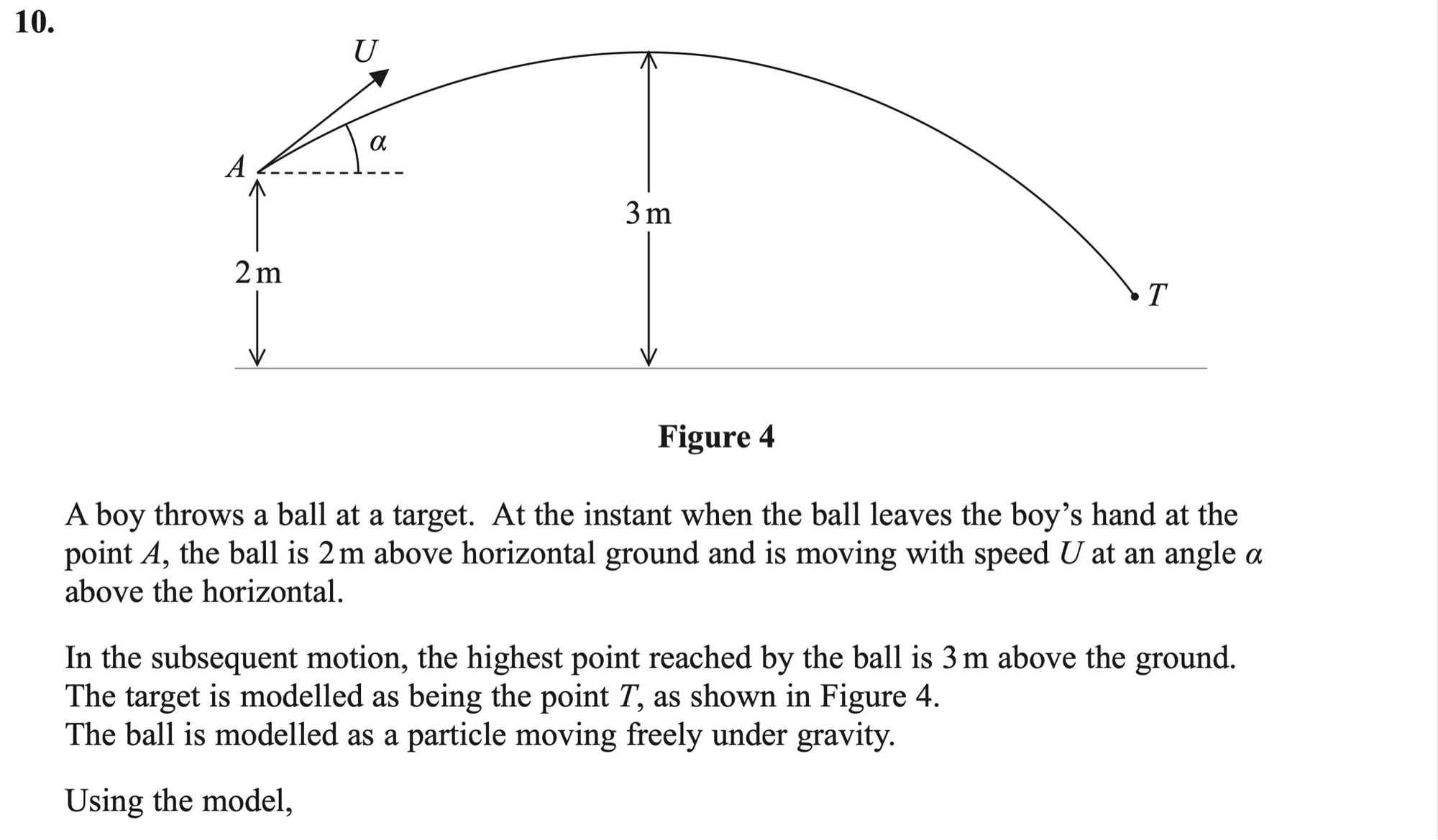 Q10 - Edexcel A-Level Maths Paper 3 June 2018