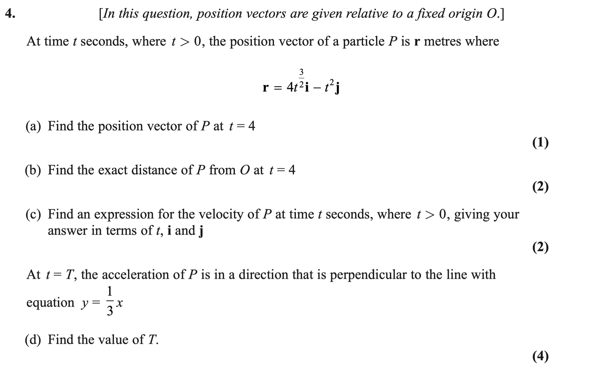 Q4 - Edexcel A-Level Maths Paper 3 June 2025
