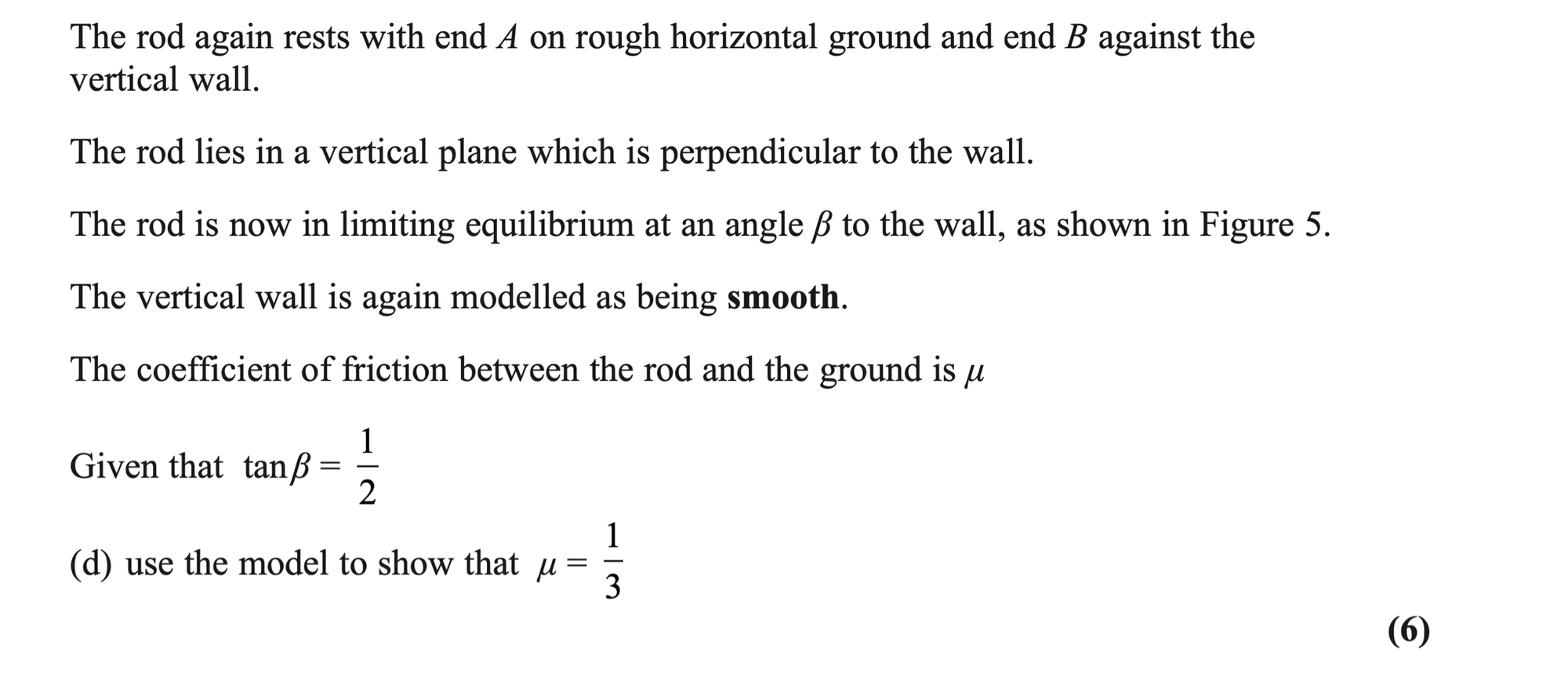 Q6 - Edexcel A-Level Maths Paper 3 June 2025