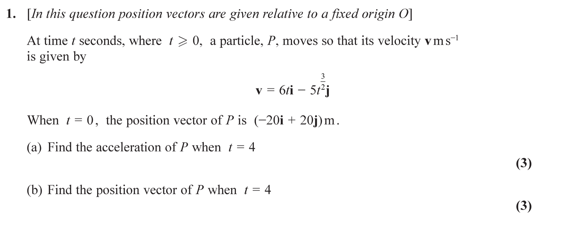 Q1 - Edexcel A-Level Maths Paper 3 June 2019