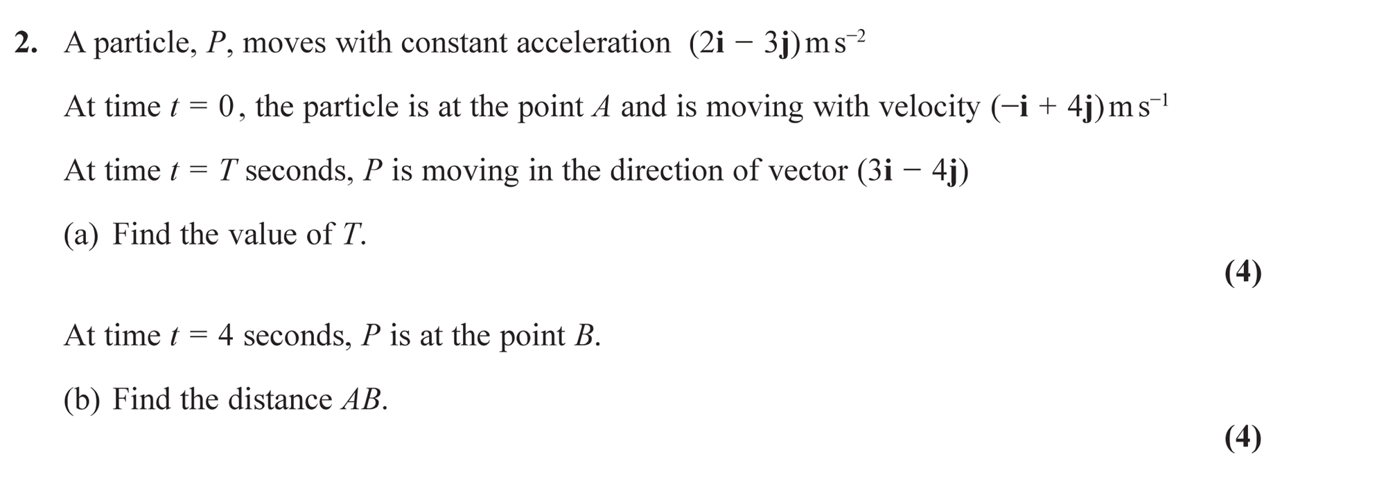 Q2 - Edexcel A-Level Maths Paper 3 June 2019