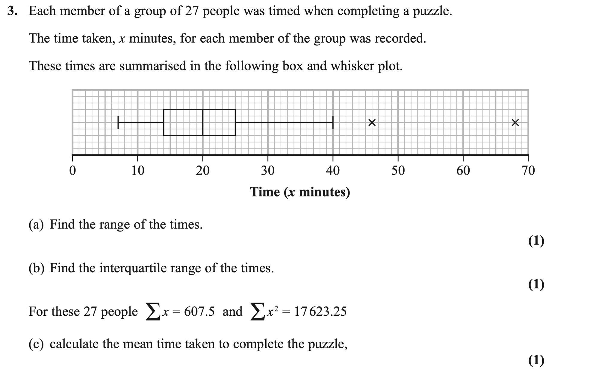Q3 - Edexcel A-Level Maths Paper 3 June 2020