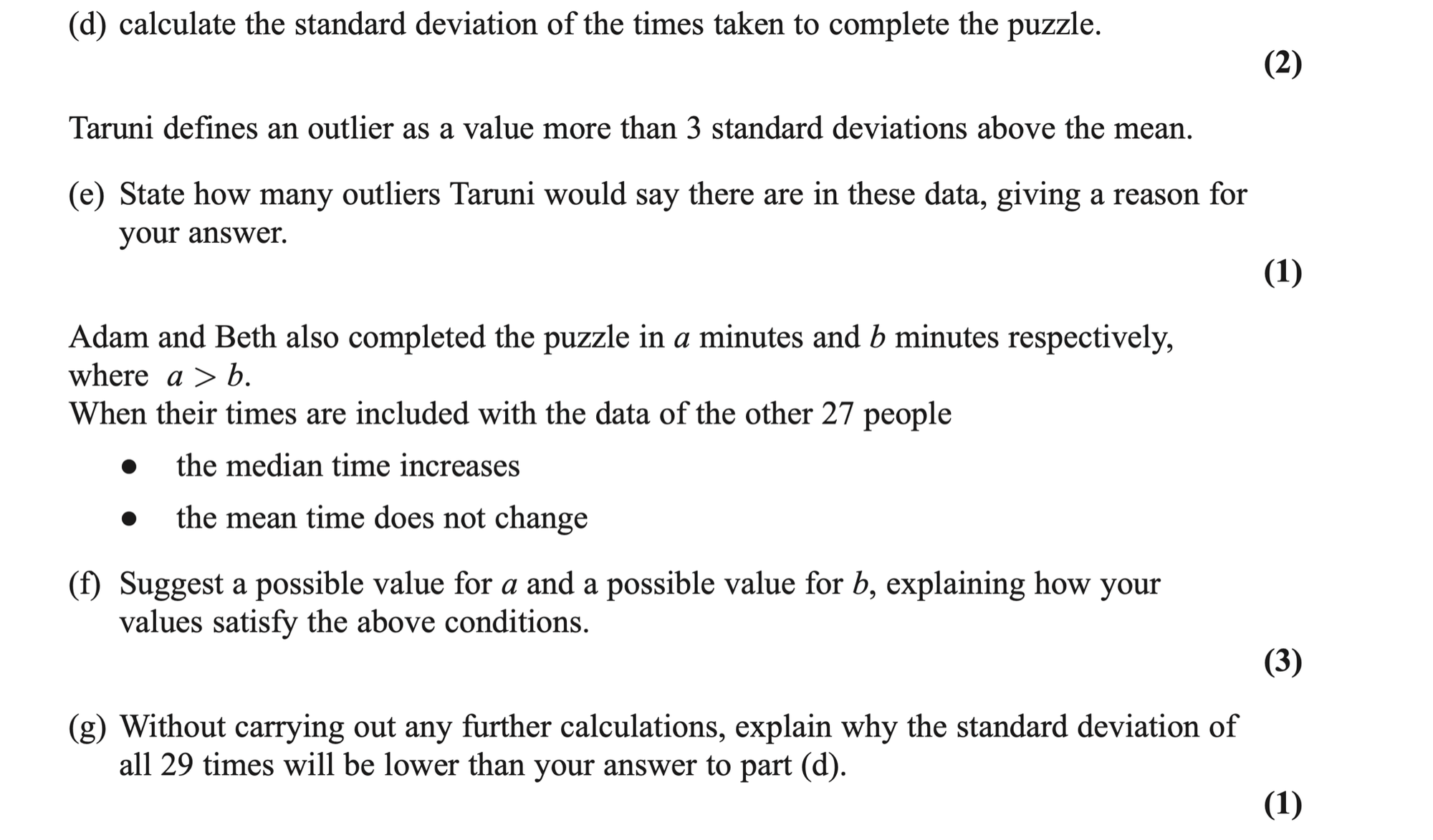 Q3 - Edexcel A-Level Maths Paper 3 June 2020