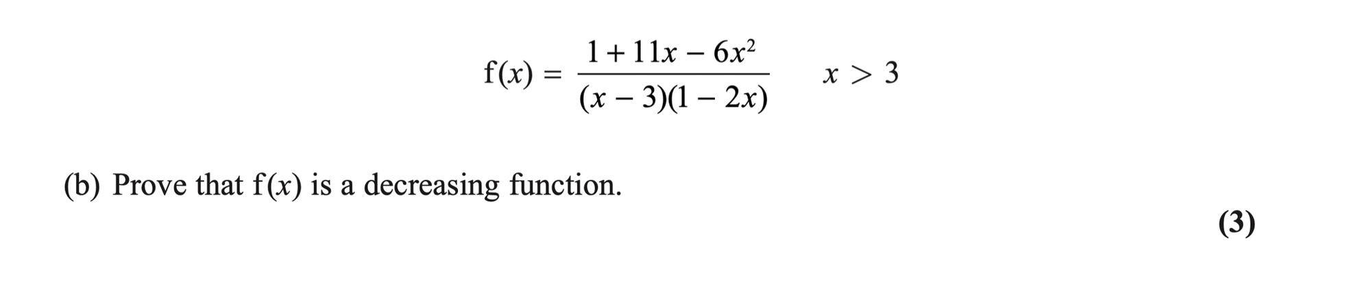 Q11 - Edexcel A-Level Maths Paper 2 June 2018