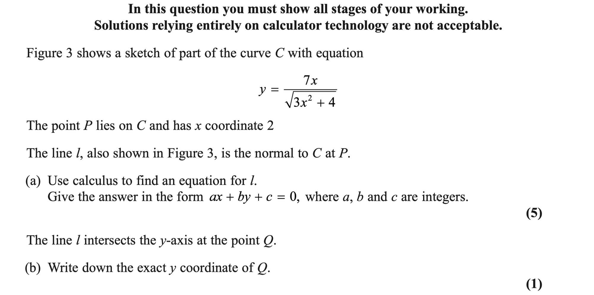Q11 - Edexcel A-Level Maths Paper 1 June 2026