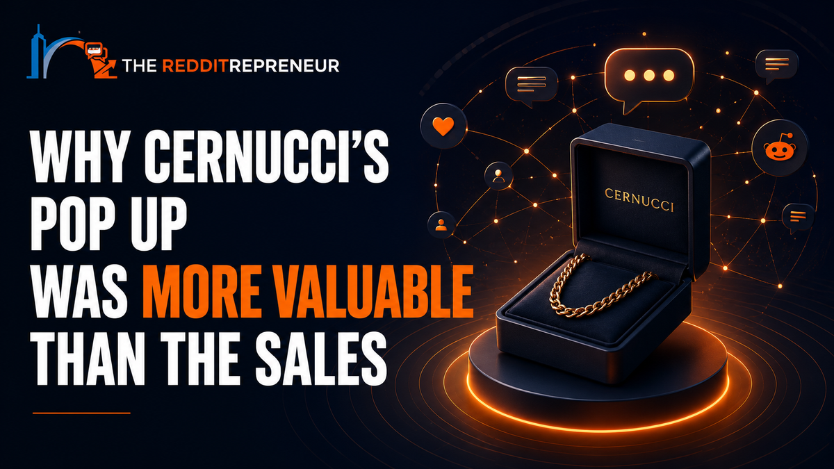 Why Cernucci’s Pop Up Was More Valuable Than The Sales