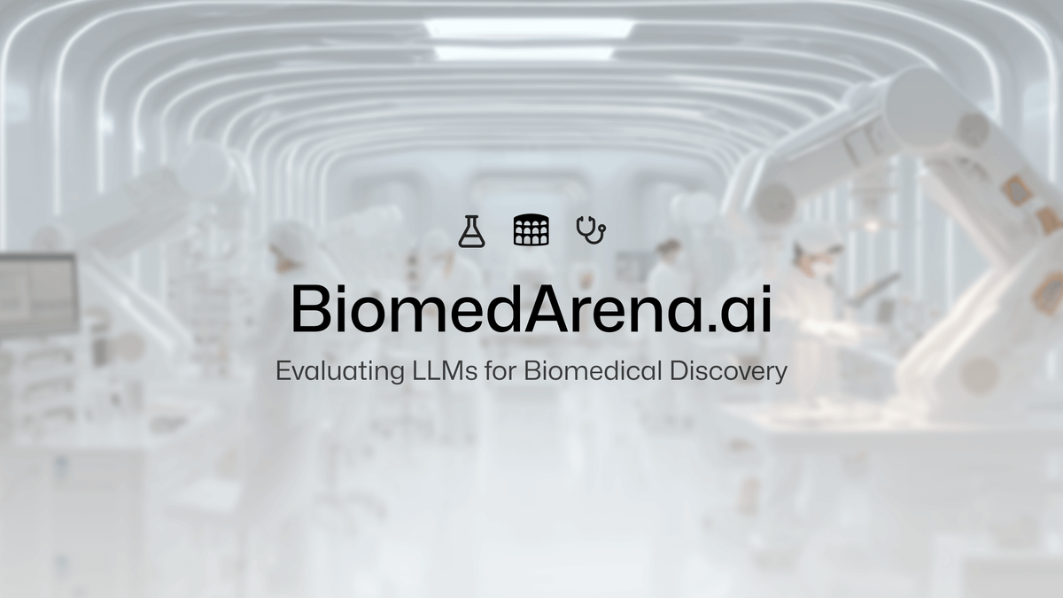 Introducing BiomedArena.AI: Evaluating LLMs for Biomedical Discovery