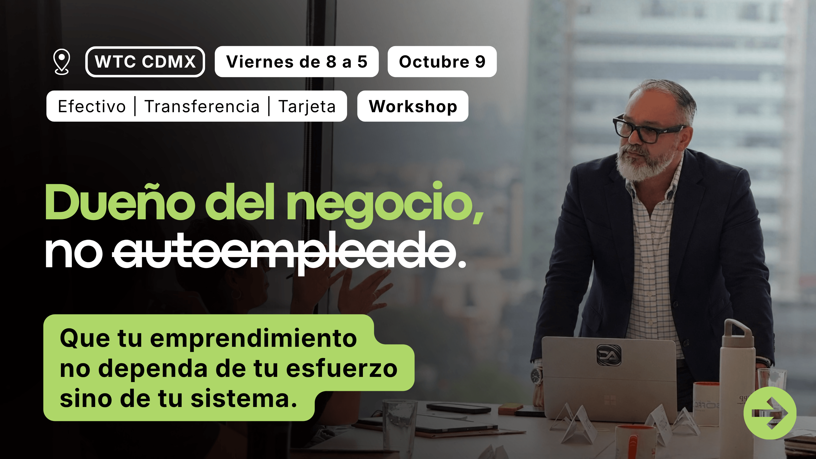 Dueño del negocio, no autoempleado