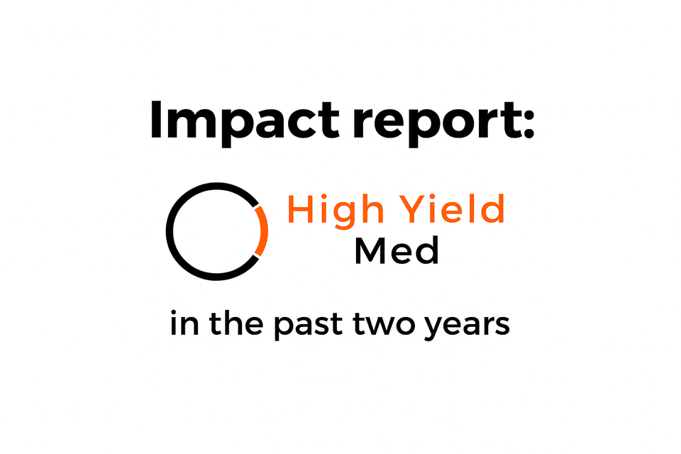 Impact report: High Yield Med in the past two years