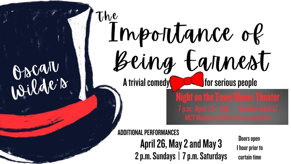 Curtain Up and Plates Out: Milam Community Theater Pairs Wilde with Local Flavors This Saturday