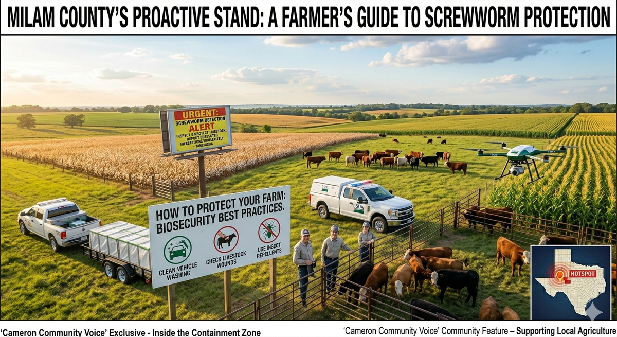 The War on Screwworm: What the Return of a Flesh-Eating Parasite Means for Milam County Producers