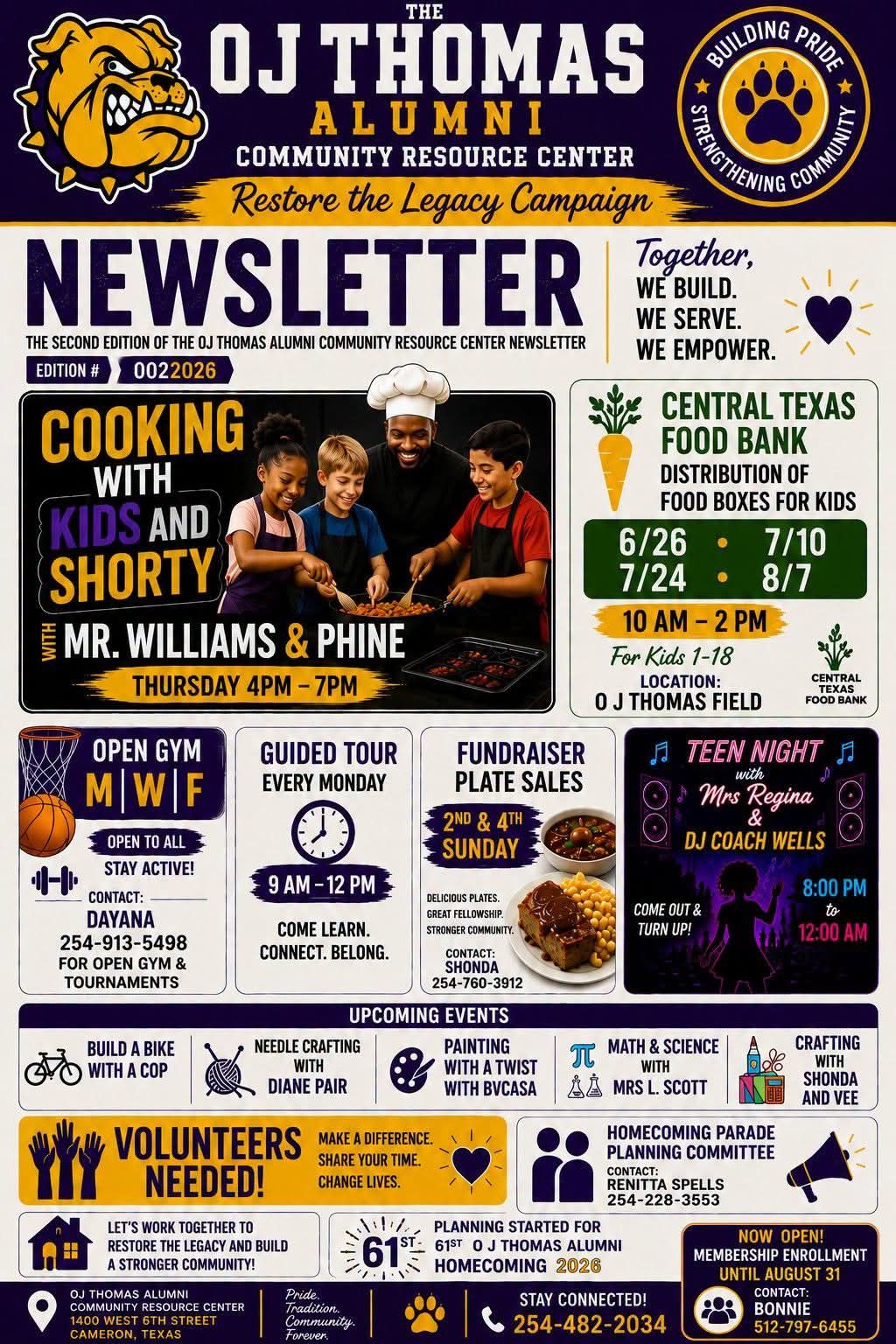 Empowering the Community: O.J. Thomas Alumni Community Resource Center Launches Summer Lineup