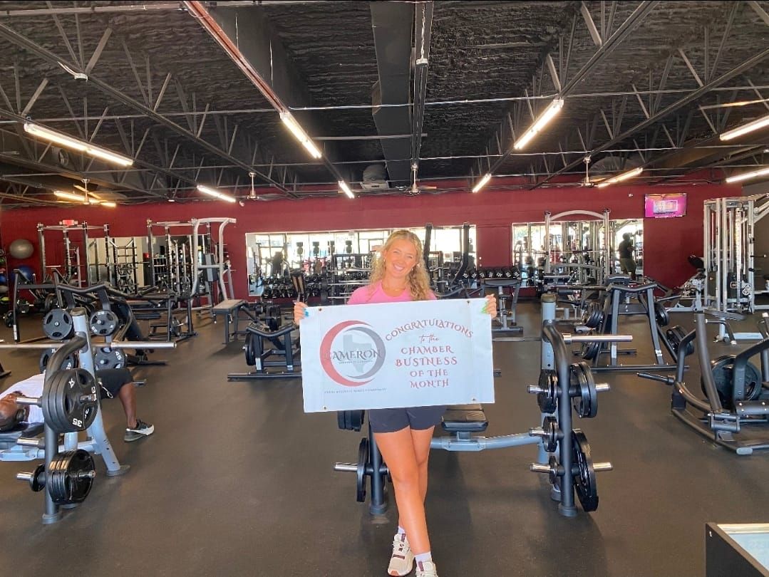 Cameron Chamber of Commerce Recognizes Cameron Fitness as July Business of the Month