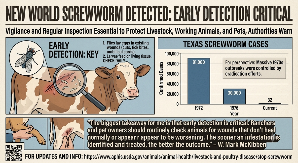 Milam County Hosts Educational Seminar as Texas Faces 32 Confirmed Cases of New World Screwworm