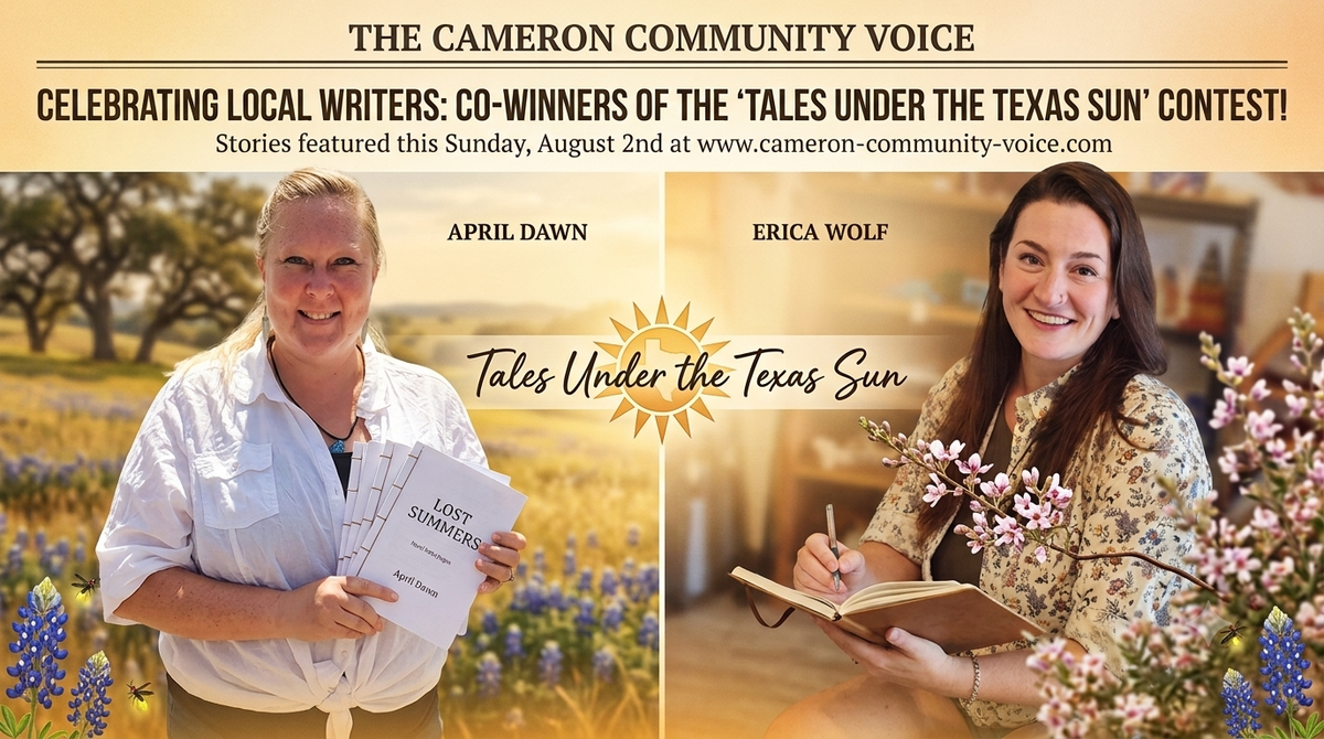 Local Authors Named Co-Winners in Cameron Community Voice Short Story Contest