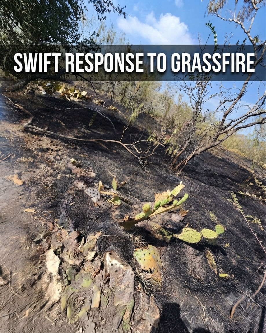 Swift Response and Multi-Agency Effort Averts Disaster Following Grass Fire at Stanislaw and Sons Ranches