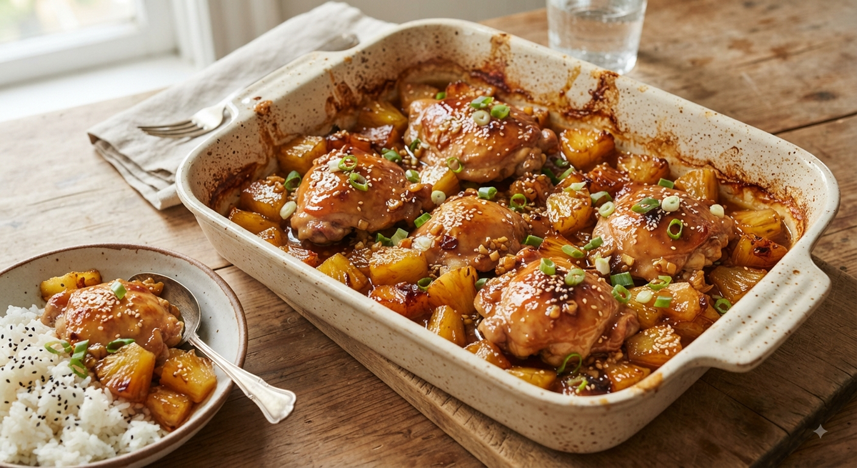 Recipe of the Week: Sweet & Sticky Honey Pineapple Chicken
