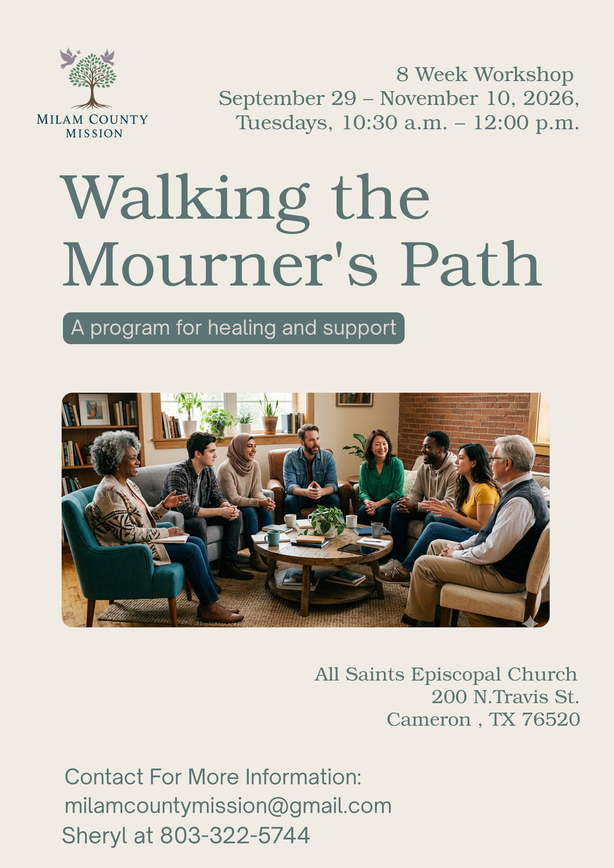 Milam County Mission Brings Grief Support Workshop to Cameron