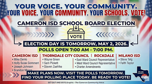 Decision Day: Cameron ISD Voters to Decide School Board Seats