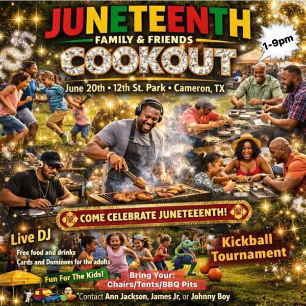 Central Texas Honors Freedom: Juneteenth Celebrations Spotlighting Cameron and Beyond