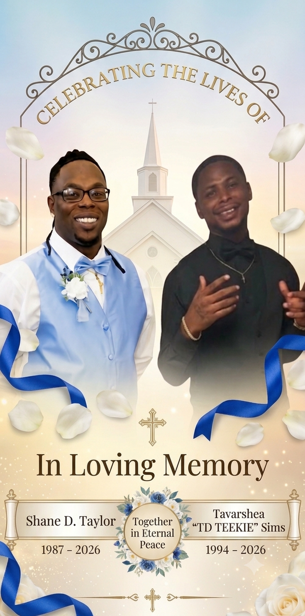 Celebrating the Lives of Shane D. Taylor and Tavarshea “TD Teekie” Sims: A Community Unites in Love and Remembrance