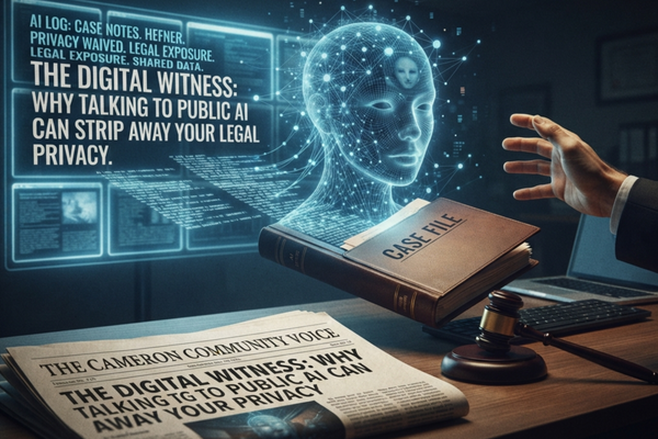 The Digital Witness: Why Talking to Public AI Can Strip Away Your Legal Privacy