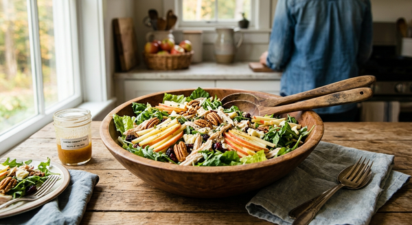 RECIPE OF THE WEEK: Bridging the Late-August Heat with Autumn Flavors: Chilled Harvest Crisp Salad