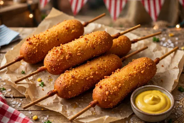 State Fair Corn Dogs at Home