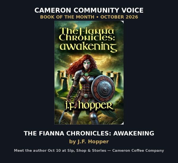 Book of the Month — October: The Fianna Chronicles: Awakening by J.F. Hopper