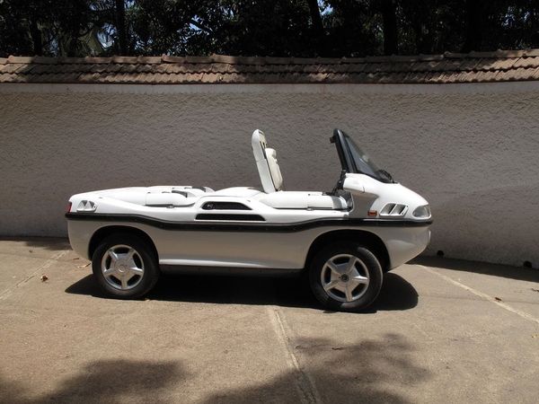 white Hobbycar B612 parked on land