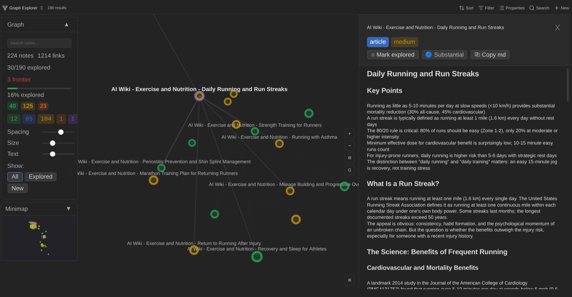 Graph Explorer Base View plugin for Obsidian