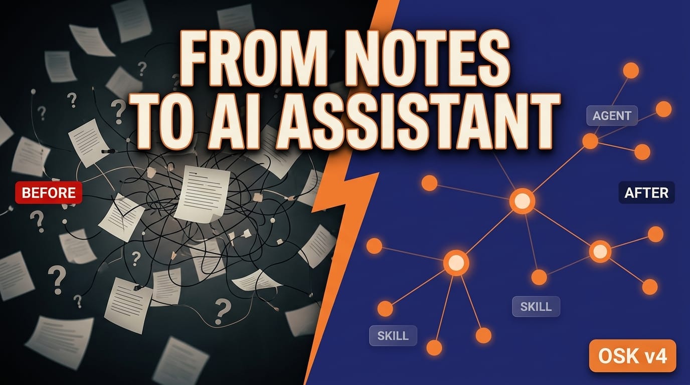 From scattered notes to a structured AI assistant. That's the v4 jump.