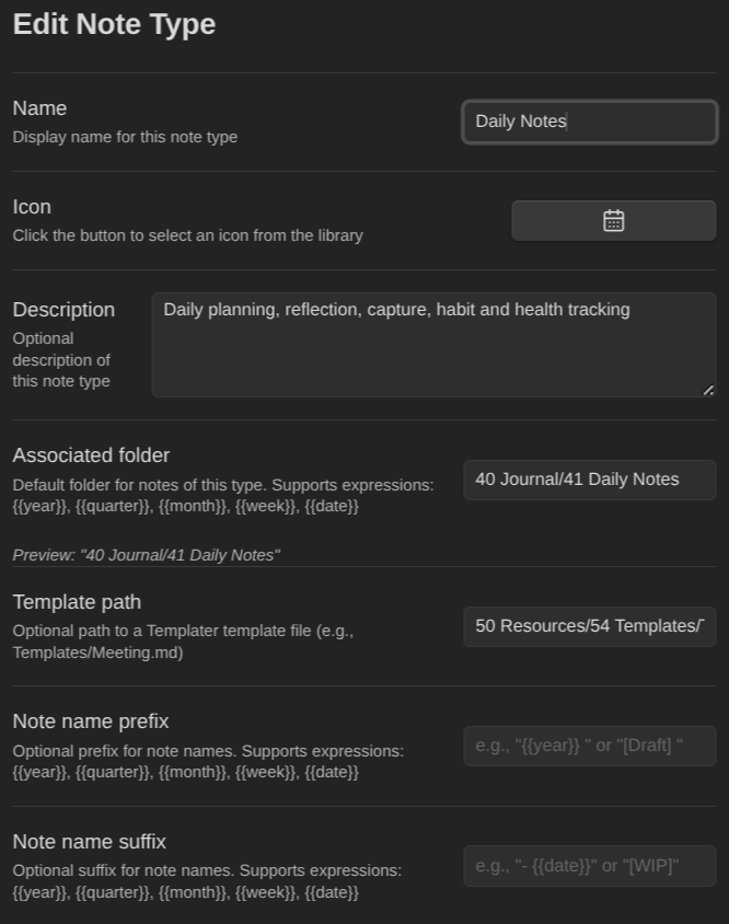 Obsidian Starter Kit v4 Is Live (Article) - note types.png