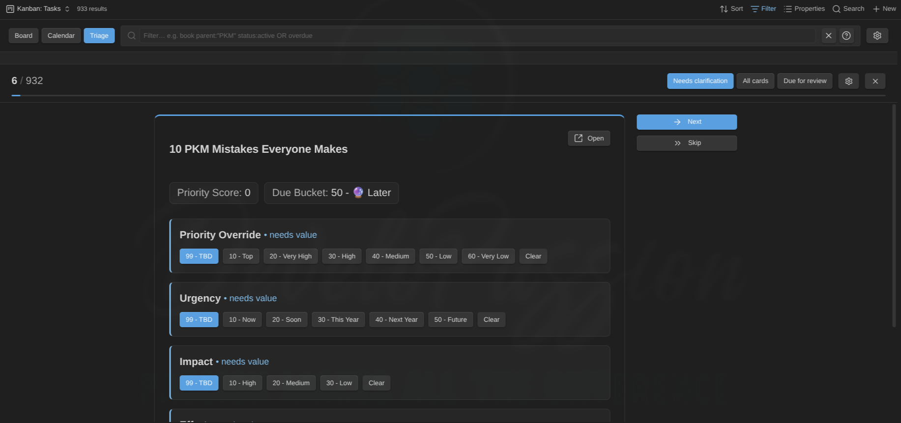 2026-06-30 - Kanban Action Planner plugin for Obsidian - triage.png