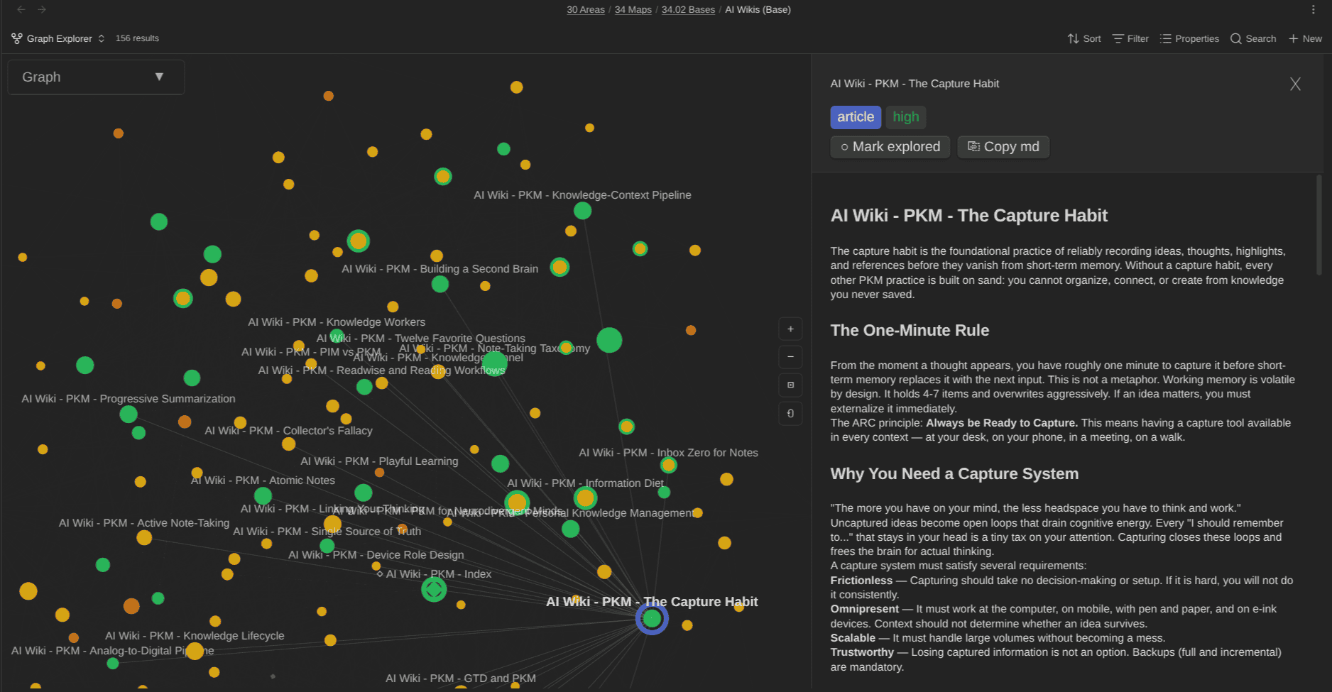 Graph Explorer Base View plugin for Obsidian - overview.png