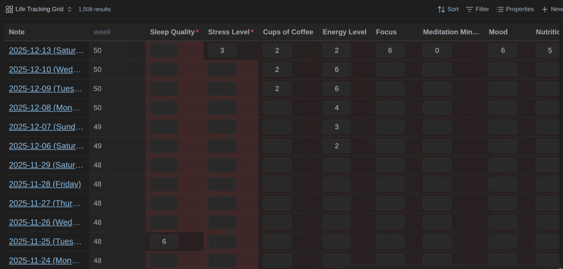 Life Tracker plugin for Obsidian - life tracking grid.png