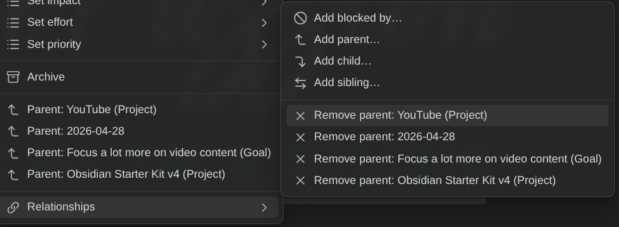 2026-06-30 - Kanban Action Planner plugin for Obsidian - card menu