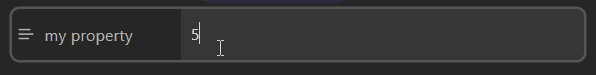 Adding a property to a note using Obsidian's visual property editor