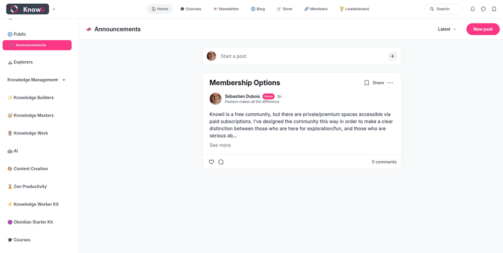 Knowii Community - Overview