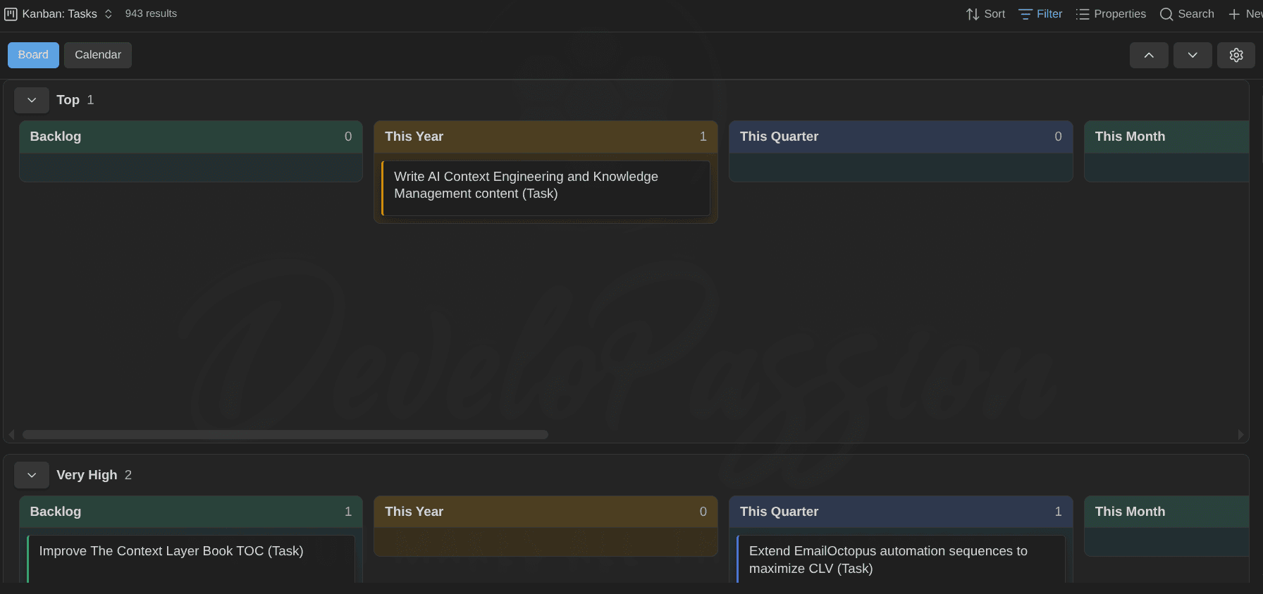 2026-06-30 - Kanban Action Planner plugin for Obsidian - swimlanes