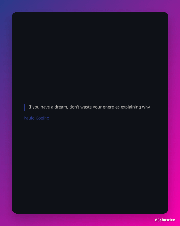 Publishing a note as an image from the Typefully plugin.