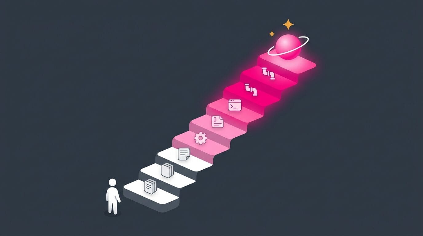 Go up one level at a time. Don't skip steps.