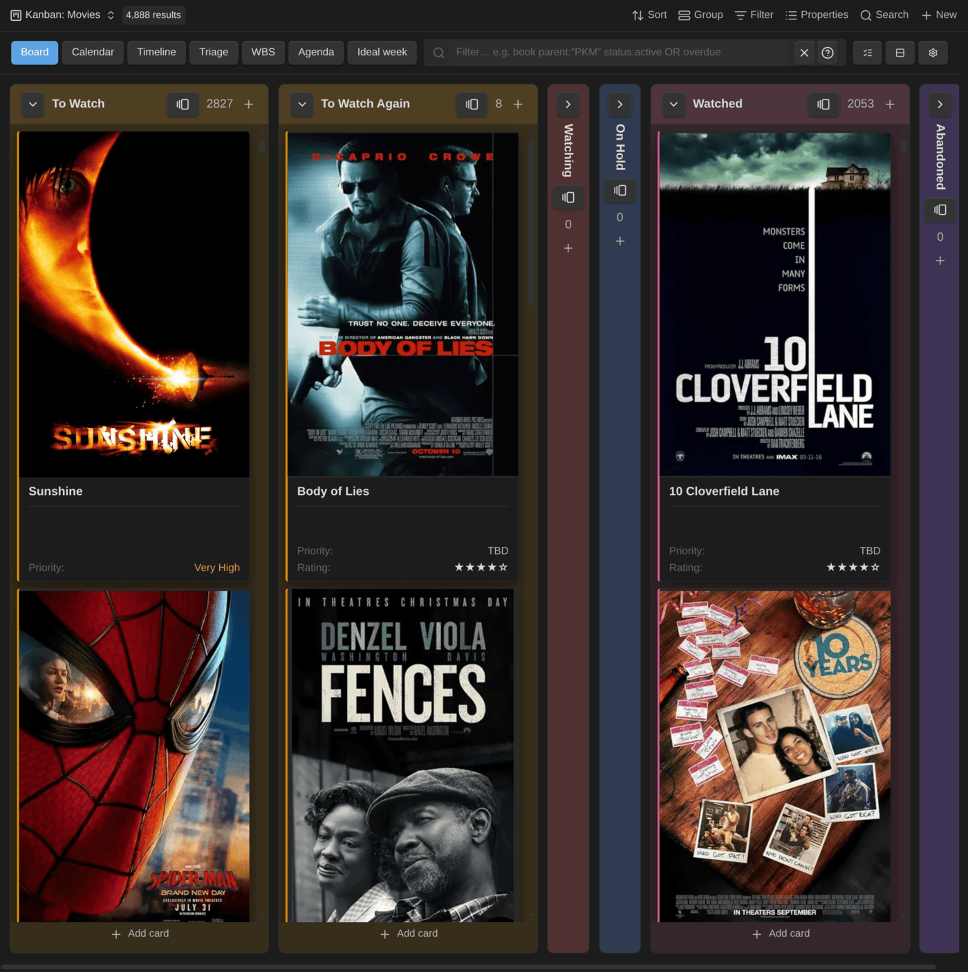 2026-10-17 - Kanban Action Planner plugin for Obsidian - movie posters