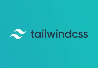 Tailwind CSS wordmark, marking integration of Tailwind into an Nx Angular and Storybook setup