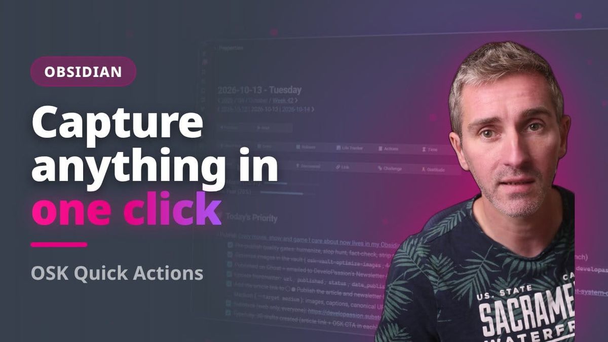 Capture Anything to Your Obsidian Daily Note in One Click