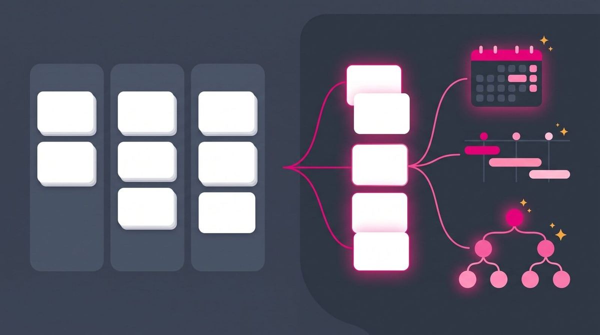Obsidian now has native Kanban boards and I'm not switching yet