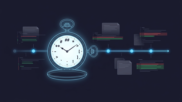 Pocket watch and note snapshots on a timeline: version history for Obsidian notes