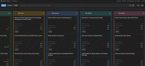 How I Turned My Obsidian Notes Into Kanban Boards