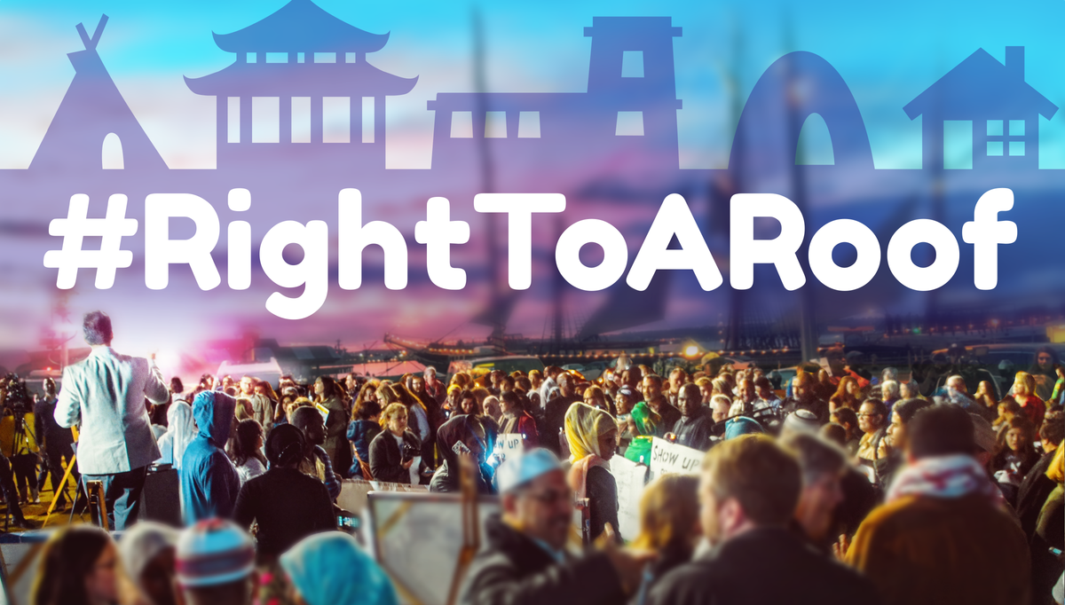 Dec 10: Human Rights Day of Action #RightToARoof