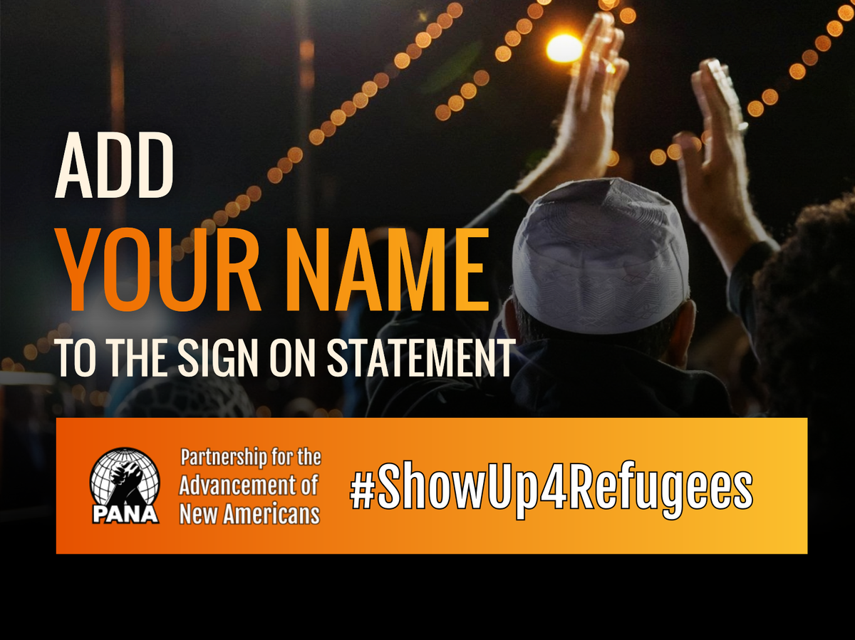 Add Your Name: #ShowUp4Refugees Sign-On Statement